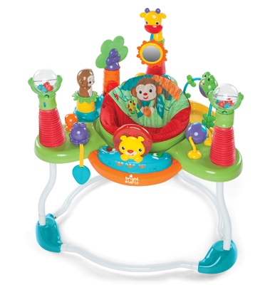 bright starts explore & roar activity jumper