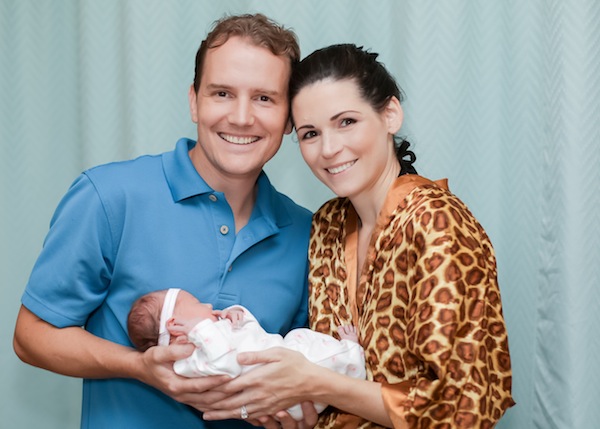 Mommy and Daddy with Daughter