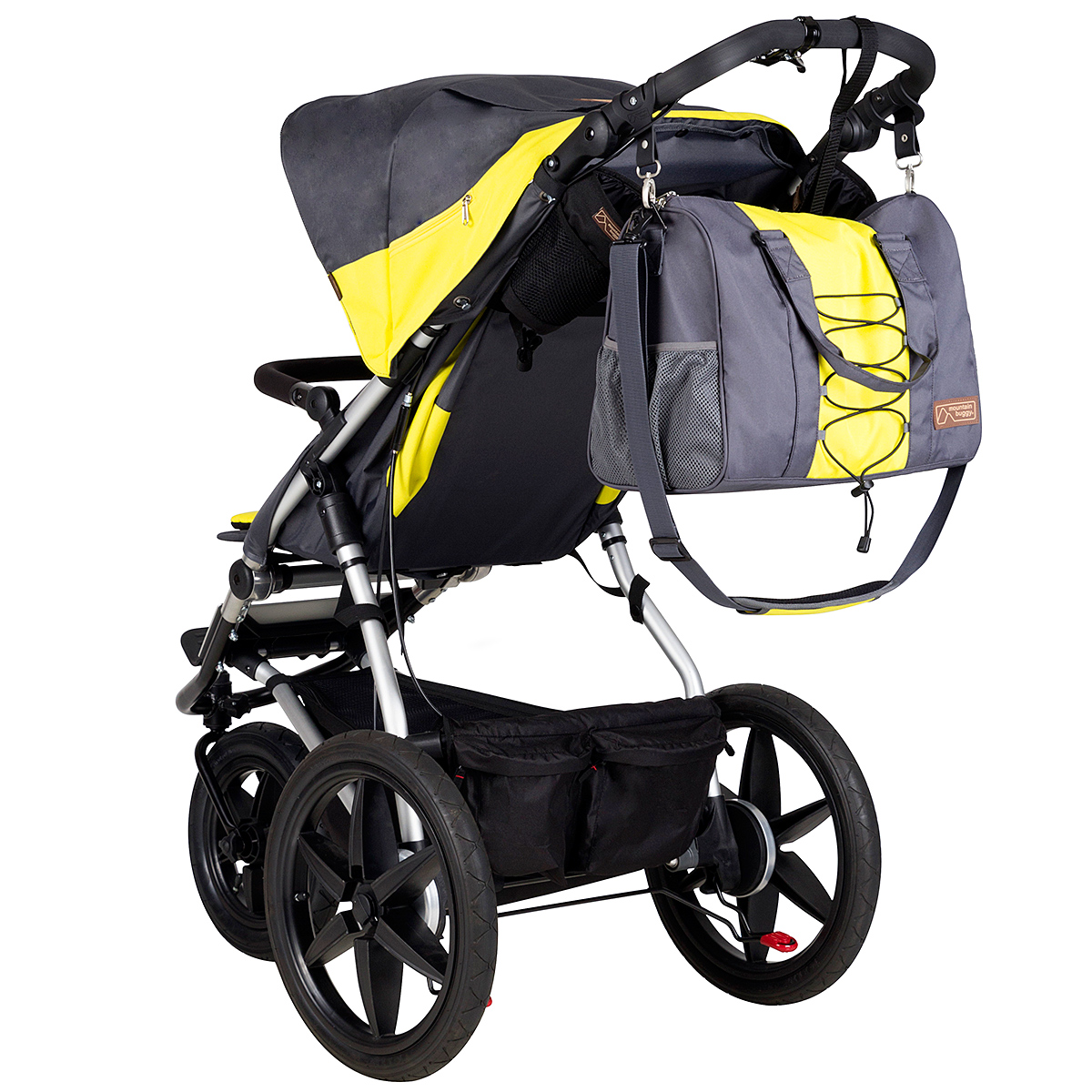 mountain-buggy-terrain-3-wheeler-all-terrain-stroller-solus-duffel-bag-attached-to-stroller