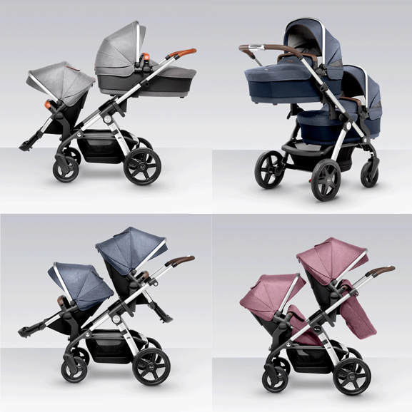 silver cross wave double stroller