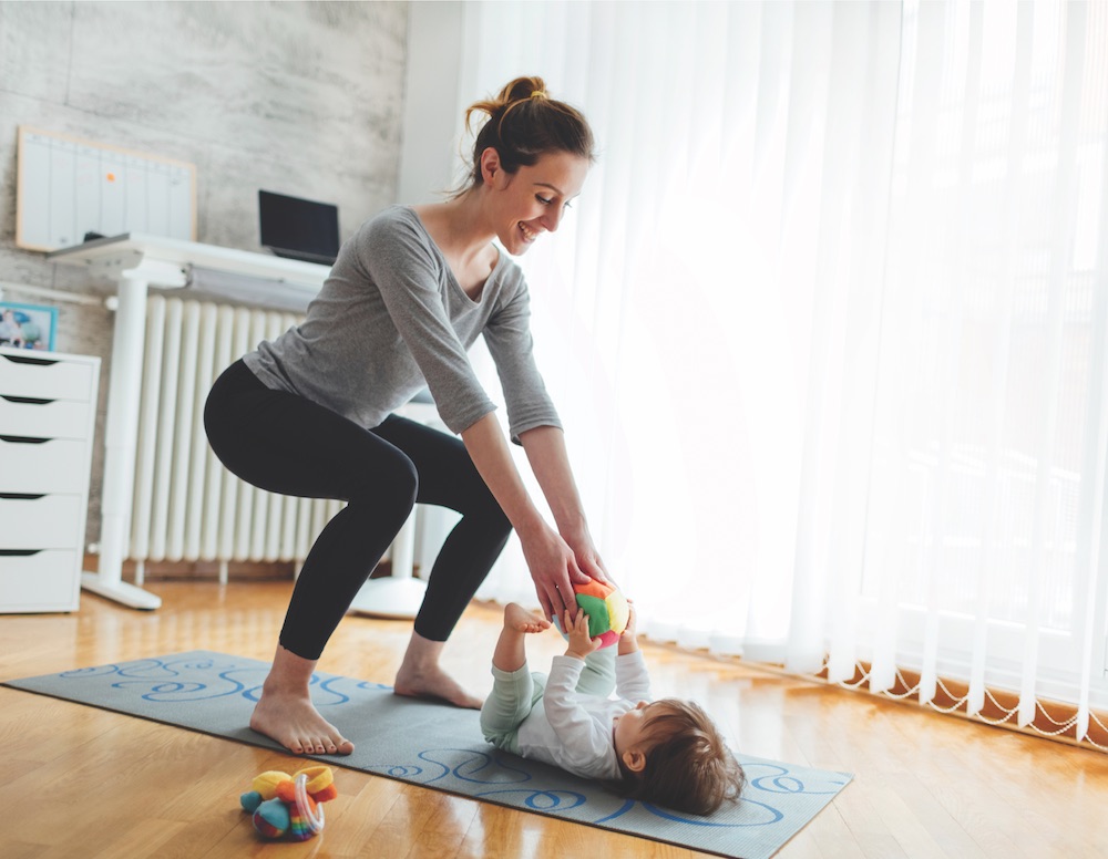 Back at it – Simple Postpartum Exercises