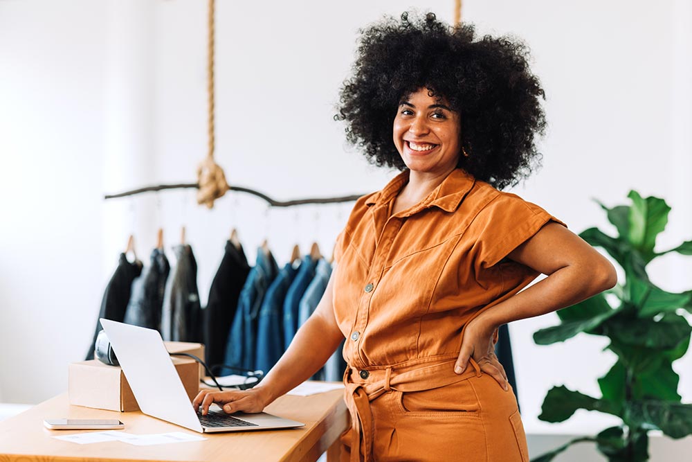 Woman at work